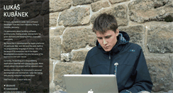 Desktop Screenshot of lukaskubanek.com